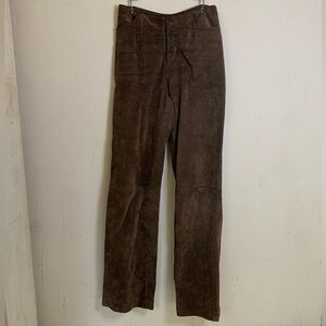 Vintage Y2K Suede Boot Cut Pants by Mossimo​​​​​